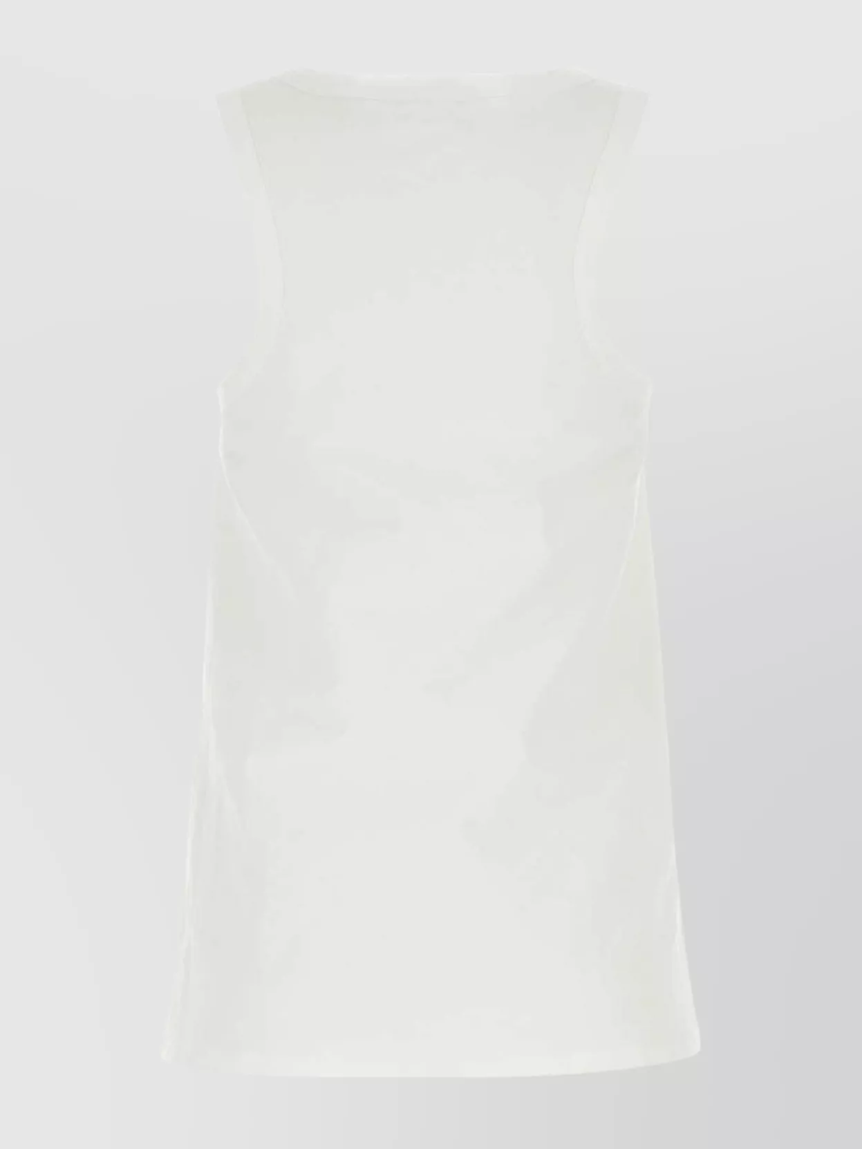 Sportmax Cotton Blend Tank Top Supreme In White