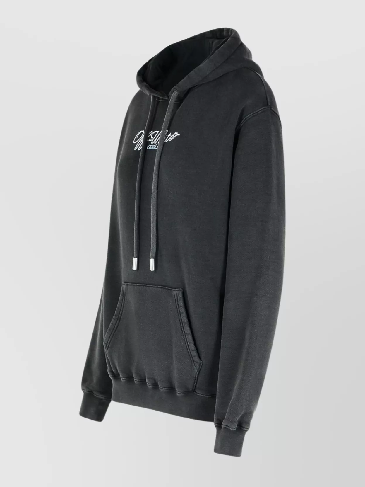Off-white 'arrow' Graphic Hooded Sweatshirt With Kangaroo Pocket