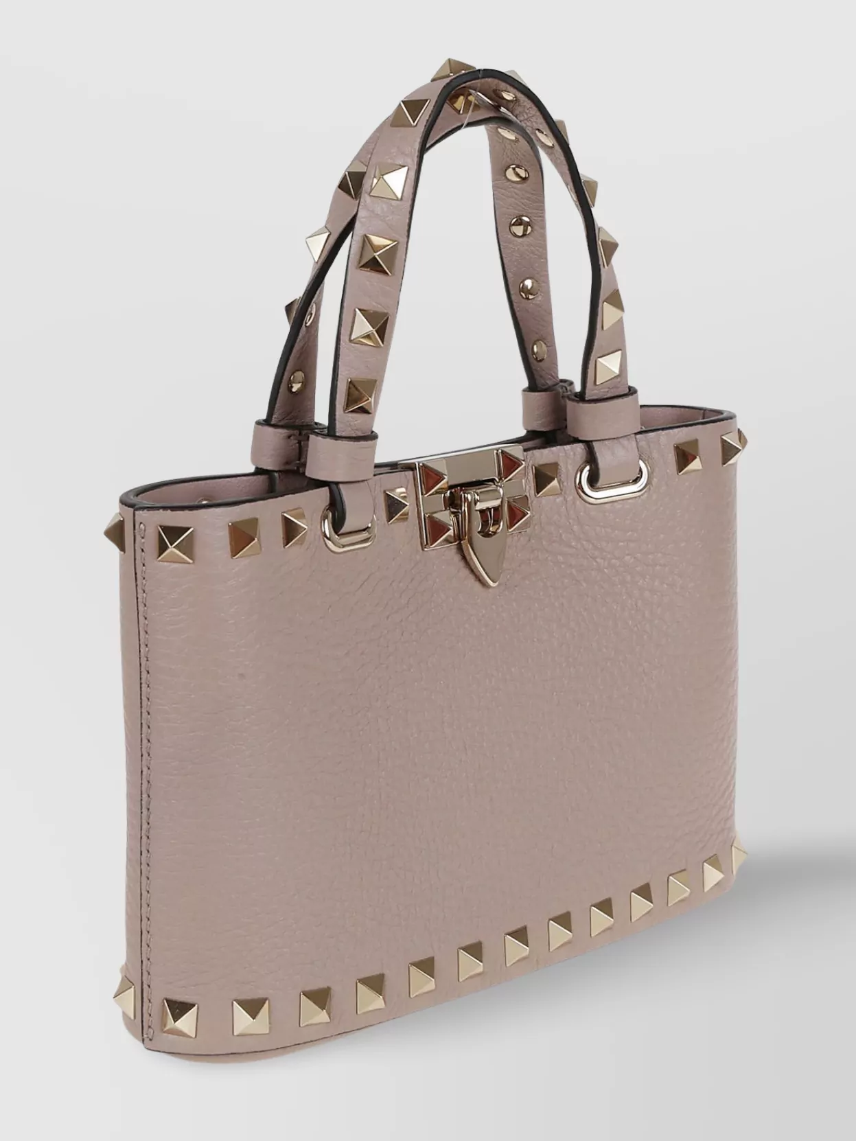 Valentino Rockstud Mini Calfskin Tote Bag