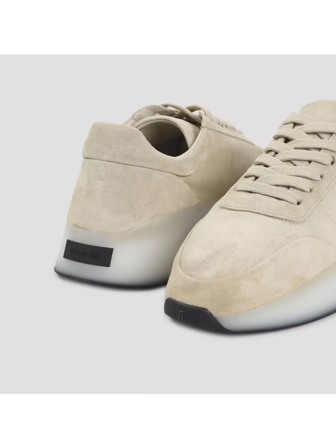 Fear Of God Round Toe Suede Runner With Rubber Sole