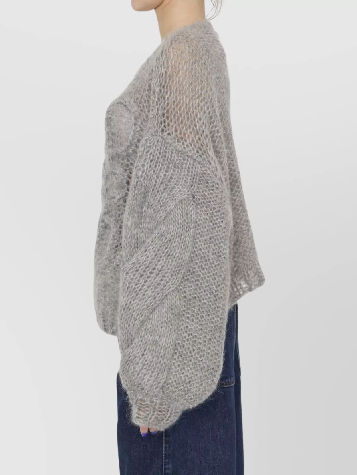 Loewe Cable Knit Crew Neck Sweater