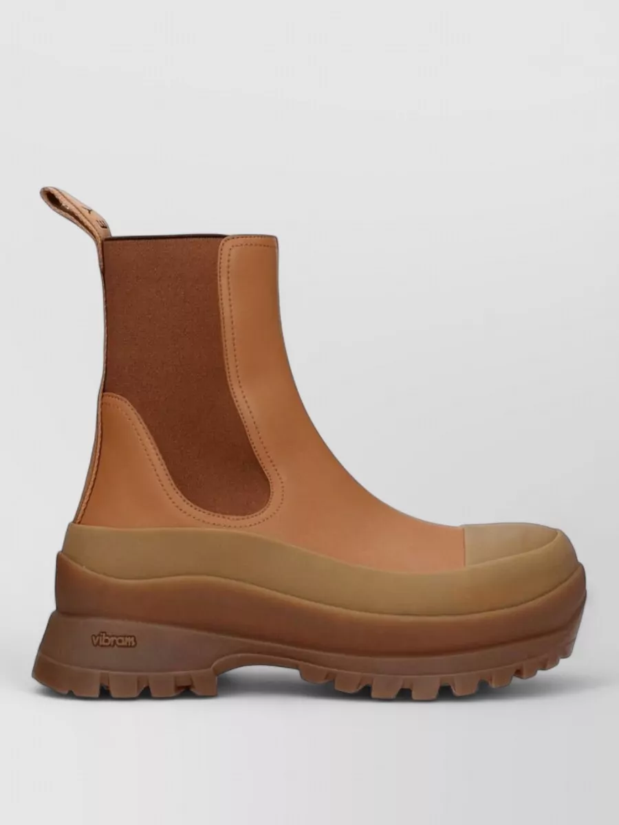 Stella Mccartney Leather Ankle Boots