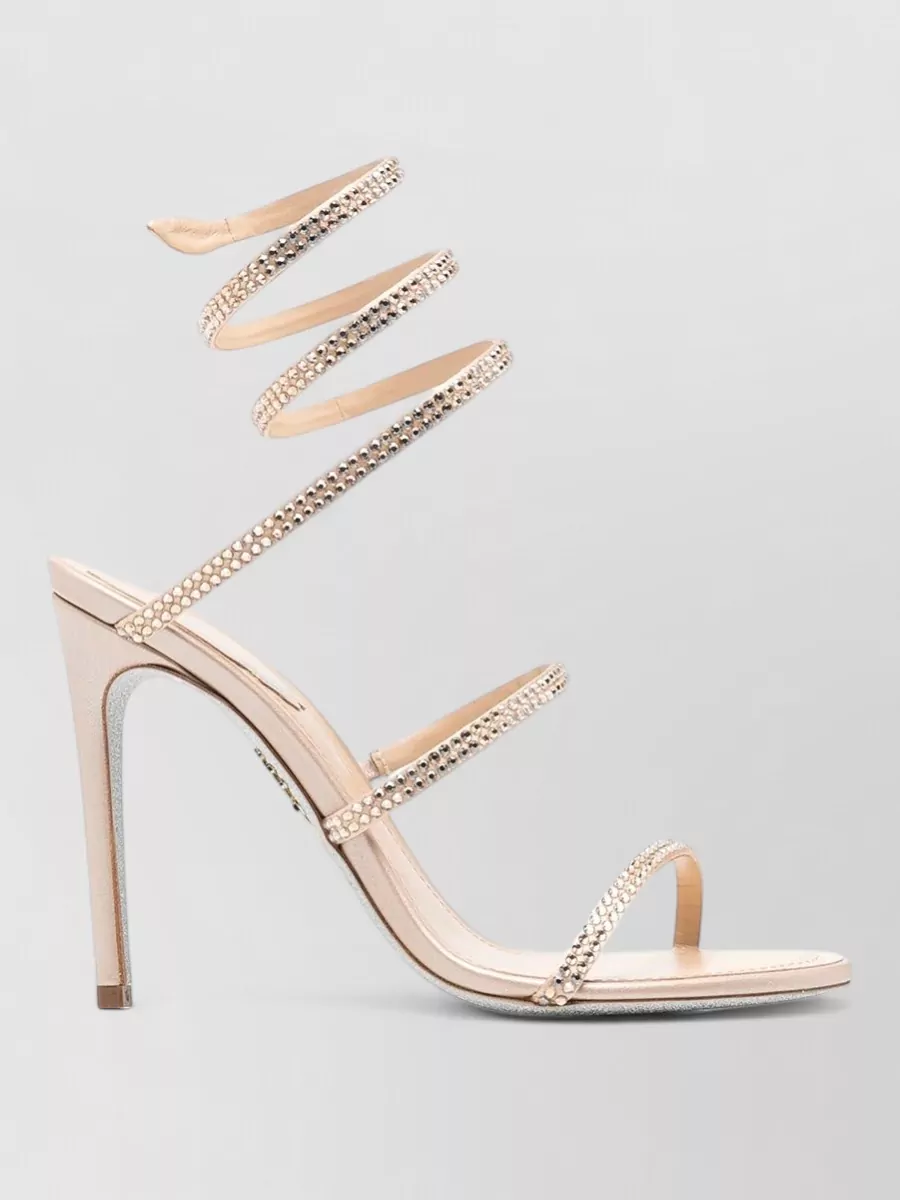 Rene Caovilla Leather Cleo Sandals