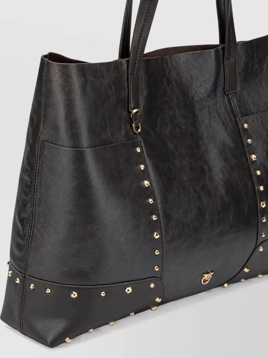 Pinko Love Bag Leather Tote Bag
