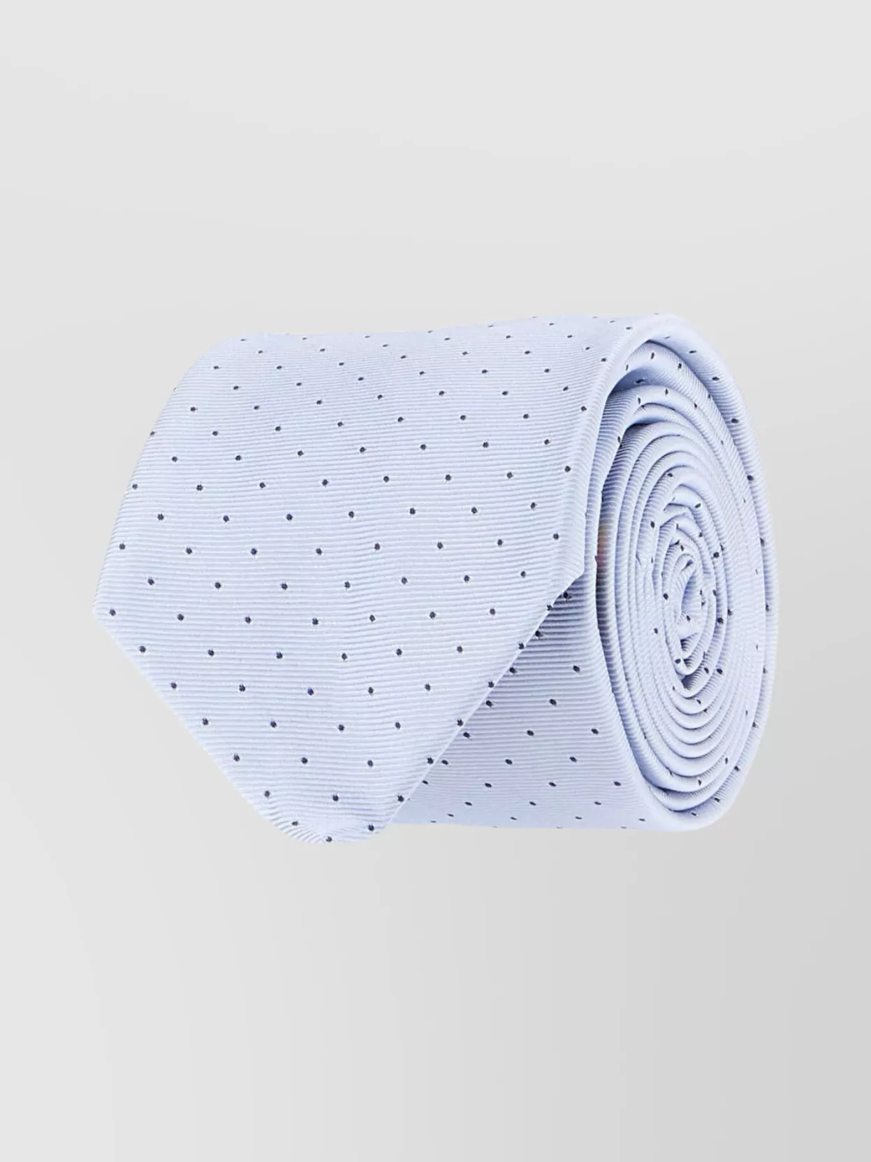 Paul Smith Embroidered Silk Tie Pointed Tip In Neutral
