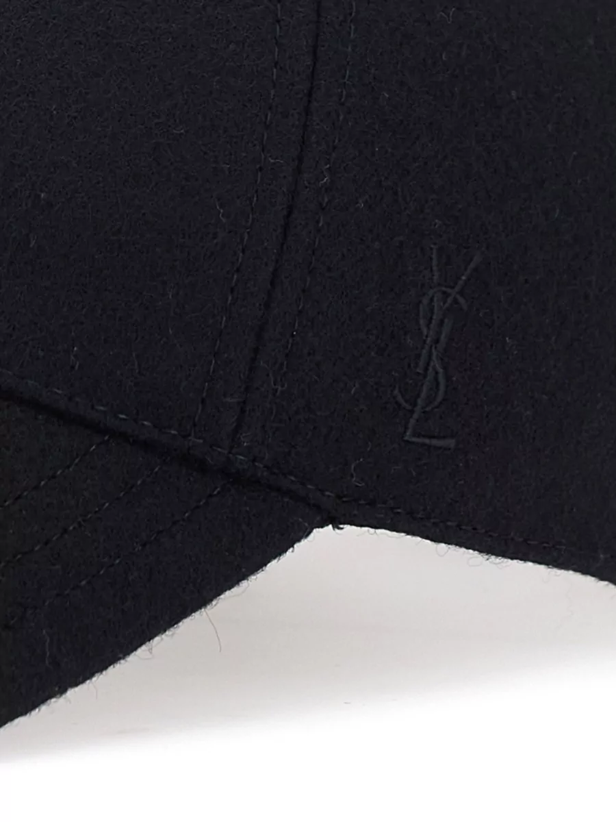 Saint Laurent Wool Logo Cap