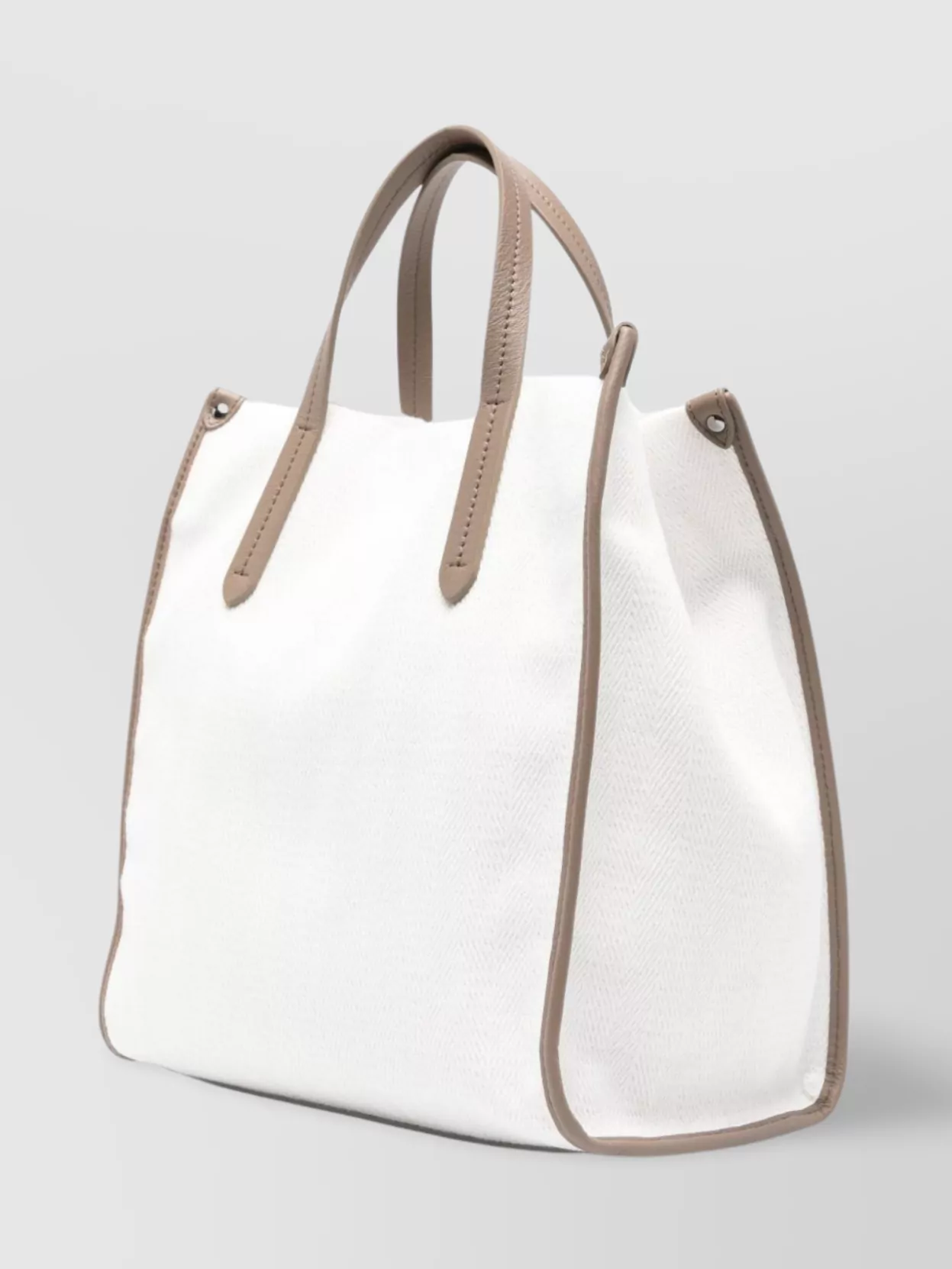 Brunello Cucinelli Cotton And Linen Tote Bag
