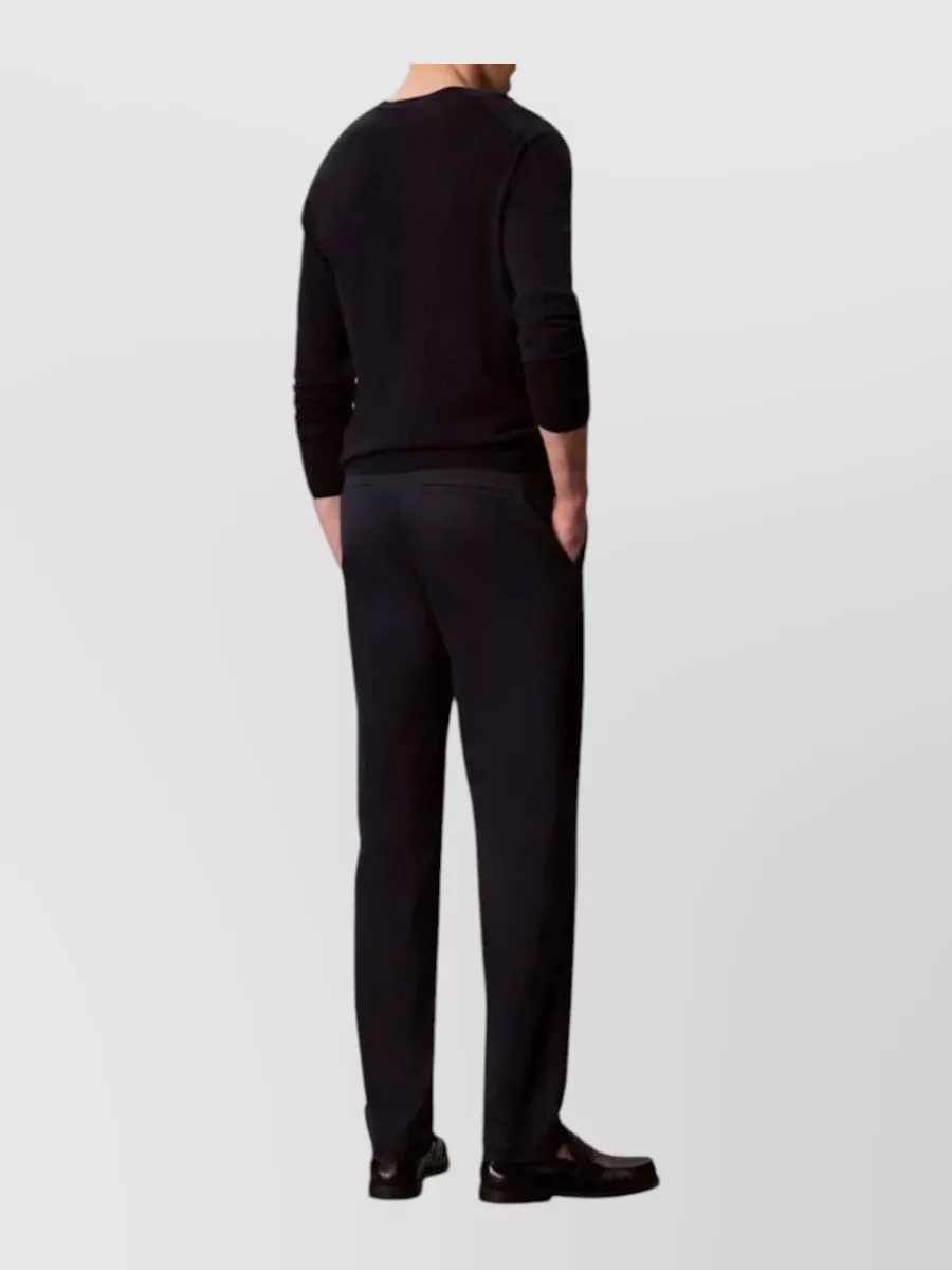 Calvin Klein Tapered Cotton Trousers