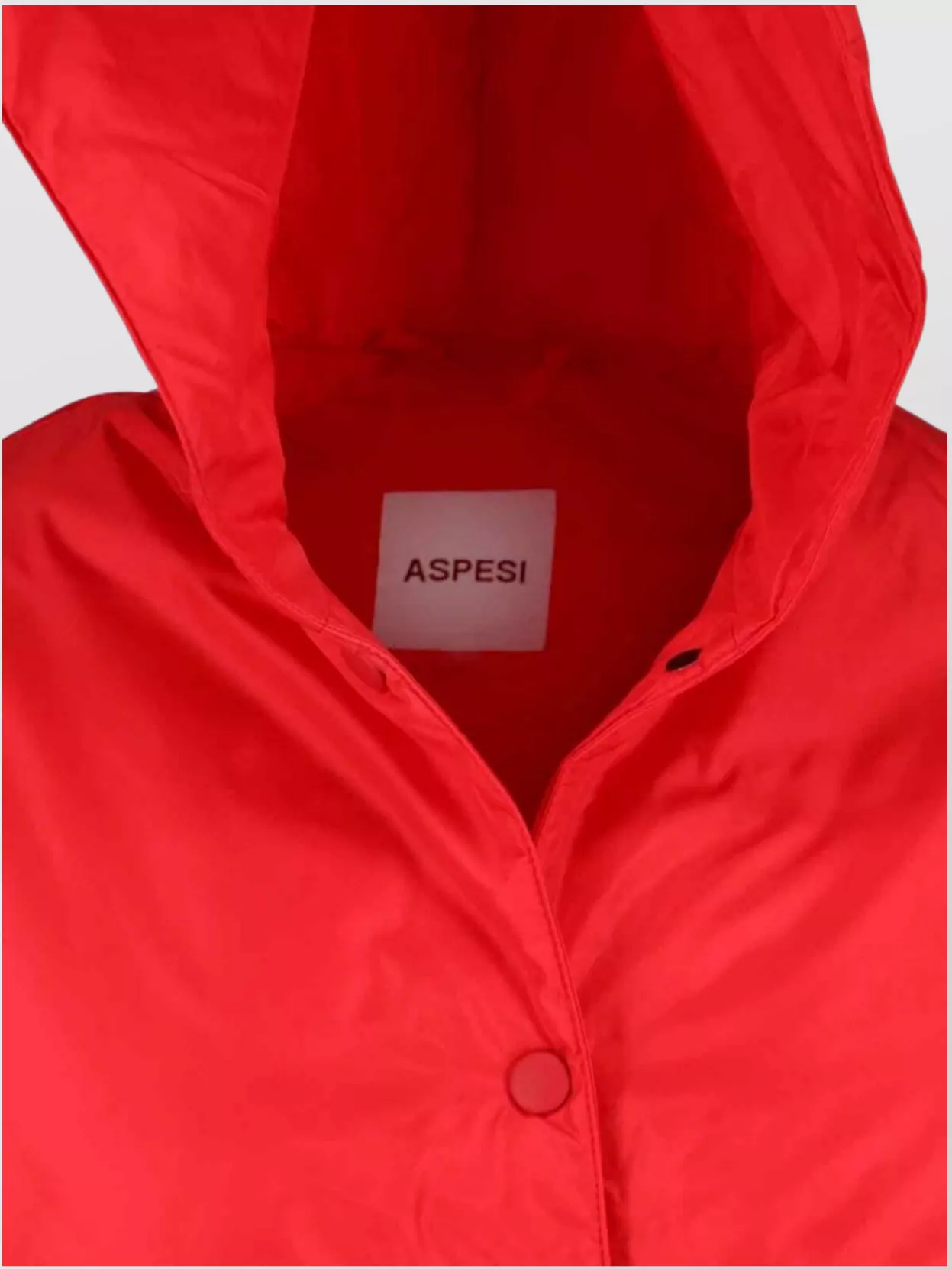 Aspesi Ventilated Back Hooded Jacket With Long Sleeves