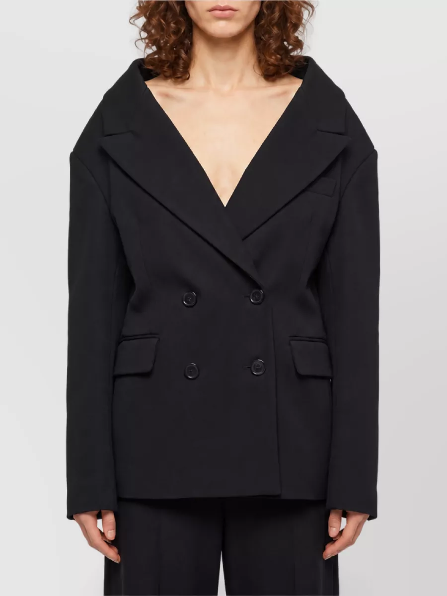 Balenciaga Wool Double-Breasted Suit Jacket