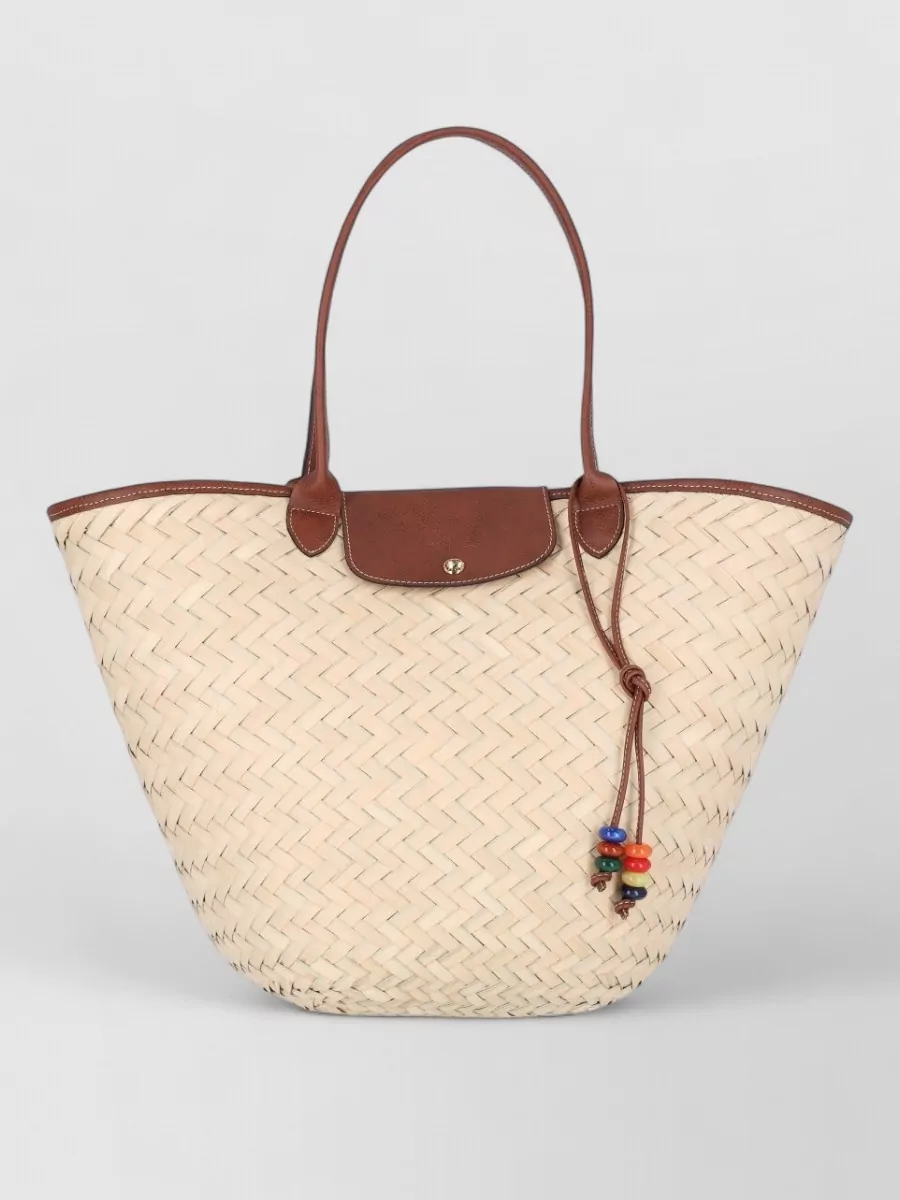 Longchamp Wicker Tote Bag