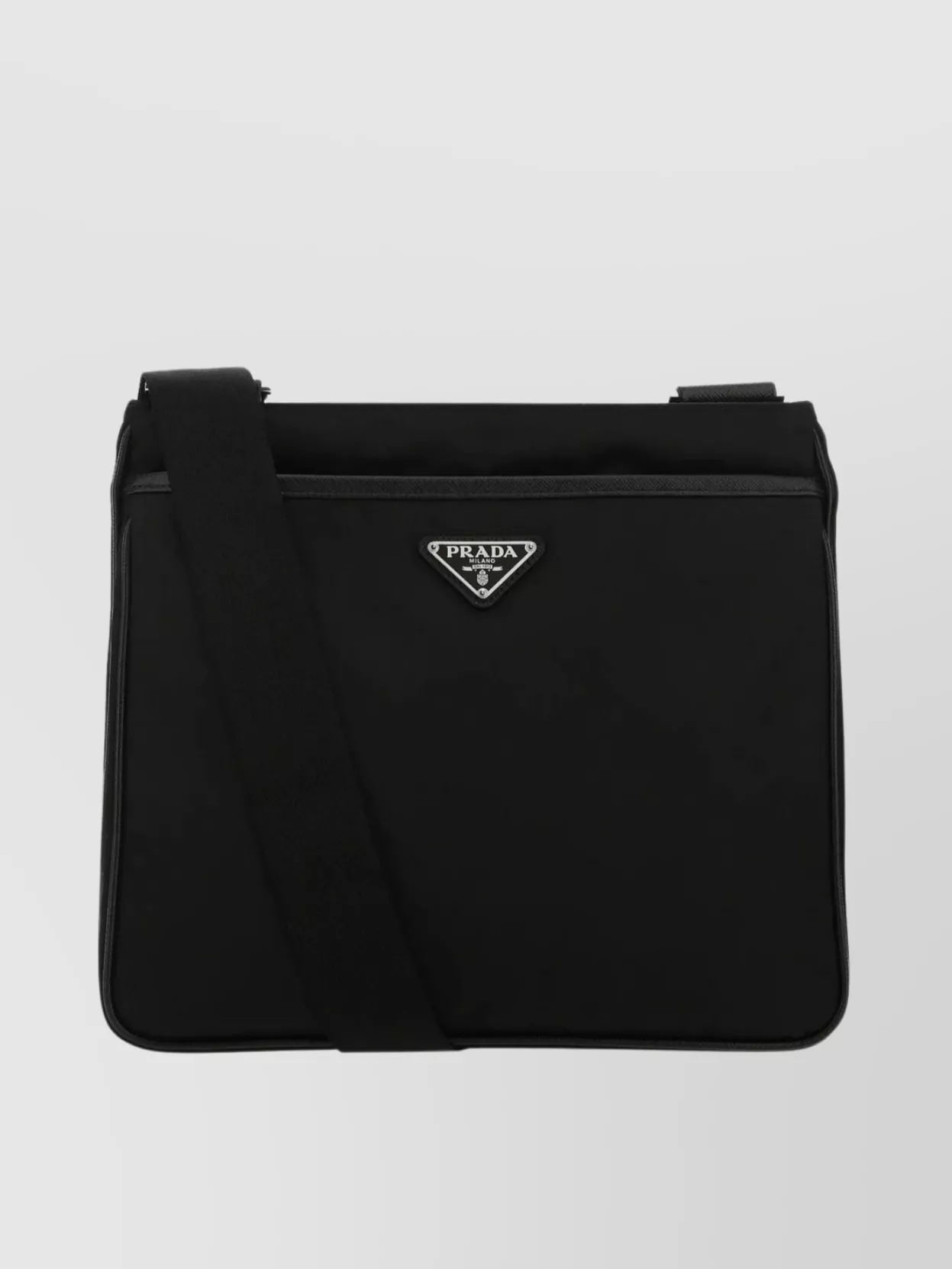 Shop Prada Rectangular Shape Re-nylon Crossbody Bag