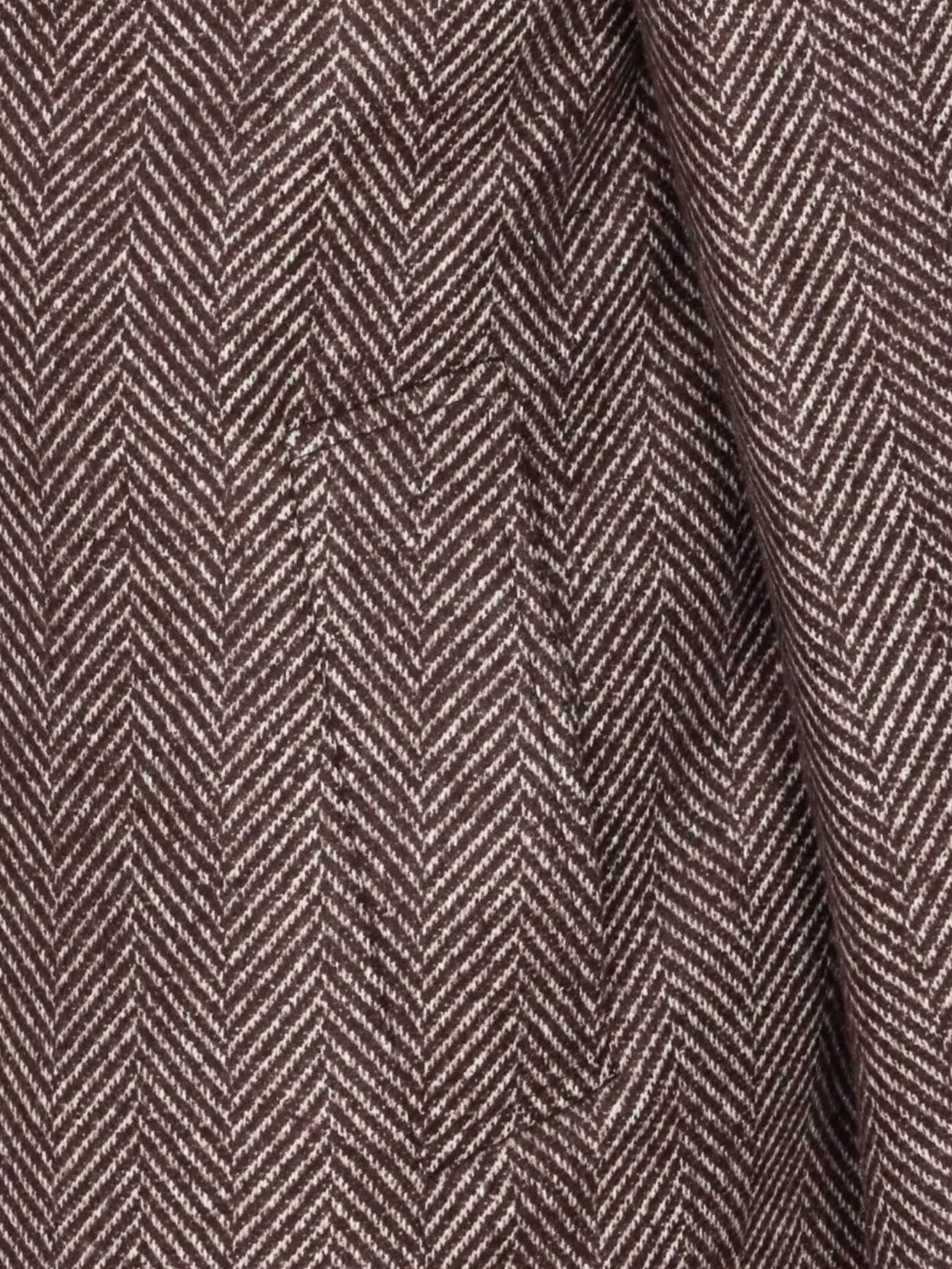 Brunello Cucinelli Chevron Motif Coat Logo Buttons