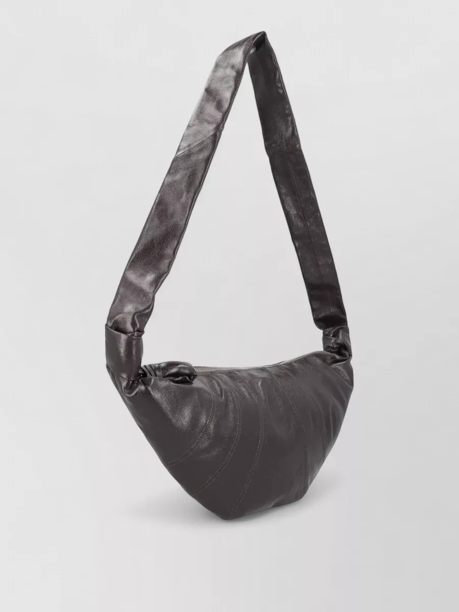 Lemaire Medium Croissant Shoulder Bag Knotted Detail