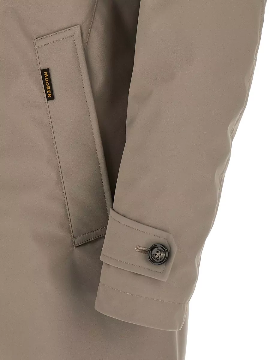 Moorer Water-Repellent Hooded Lightweight Jacket