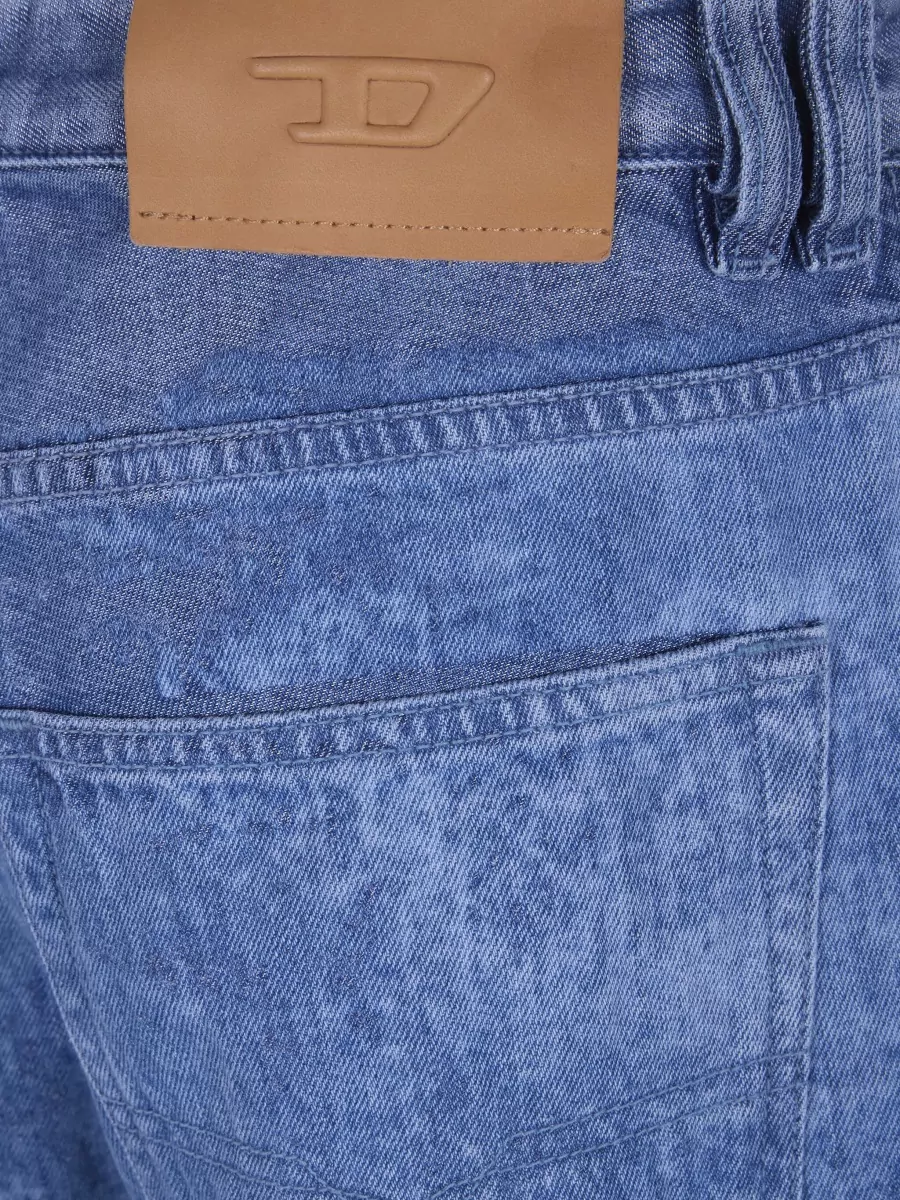 Diesel Denim Low-Rise Extra-Long Wide-Leg Jeans