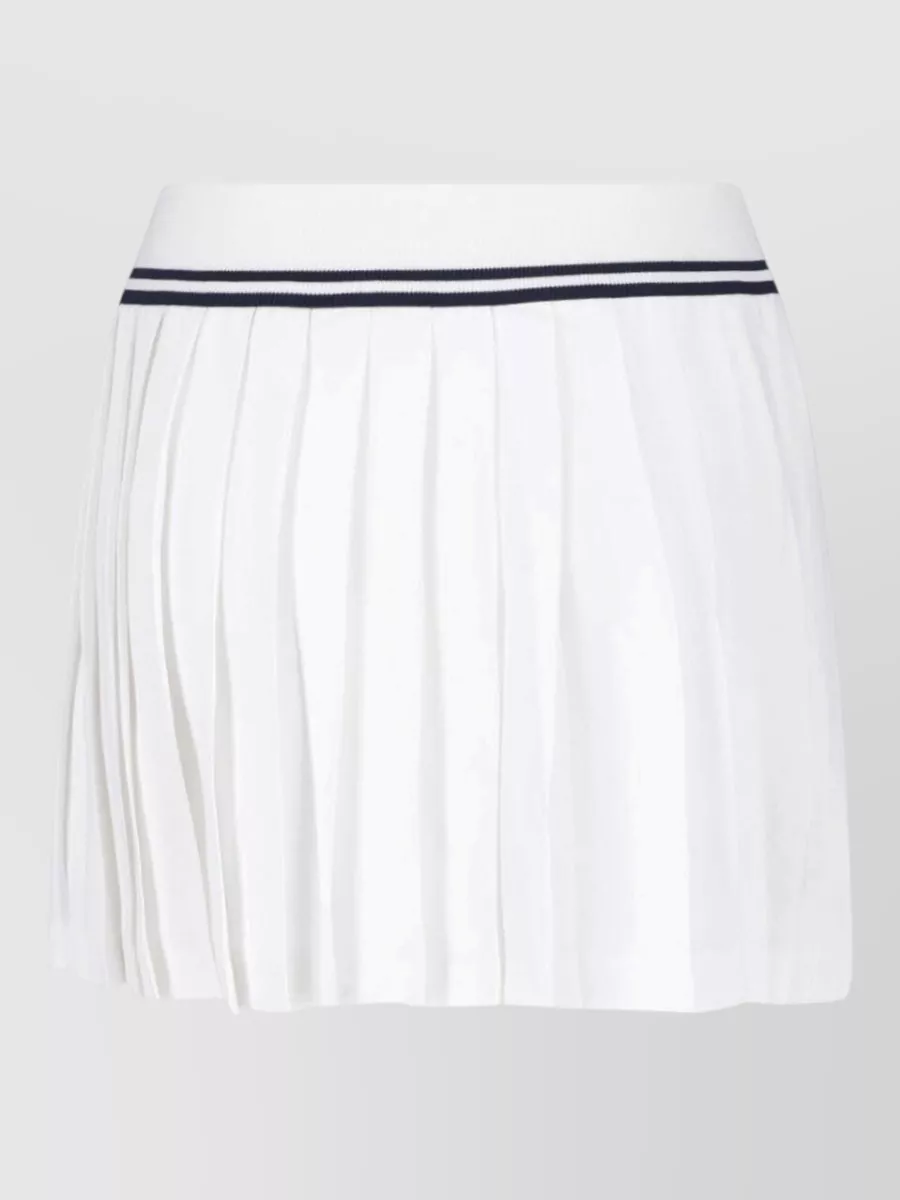 Sporty & Rich pleated midi skirt