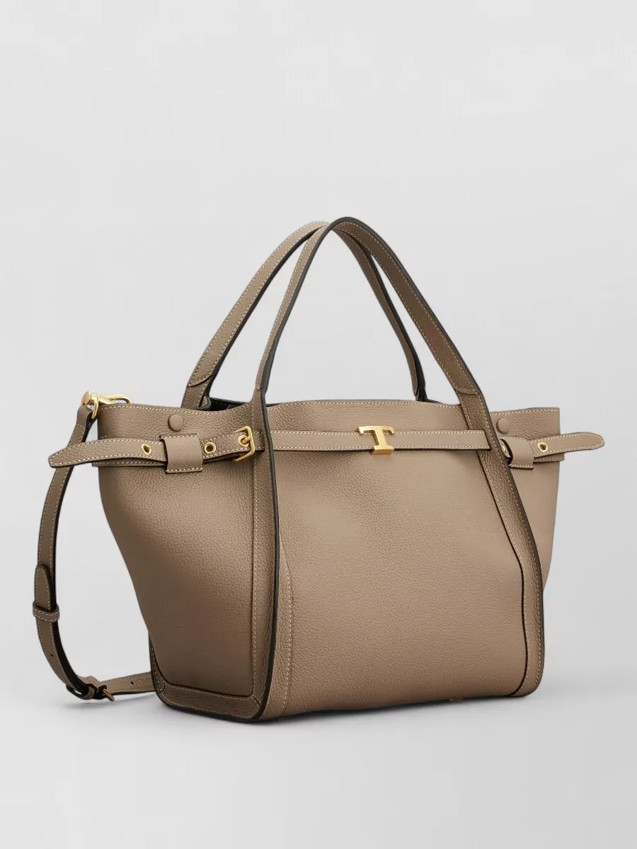 Tod's Shoulder Bag Adjustable Strap Top Handles