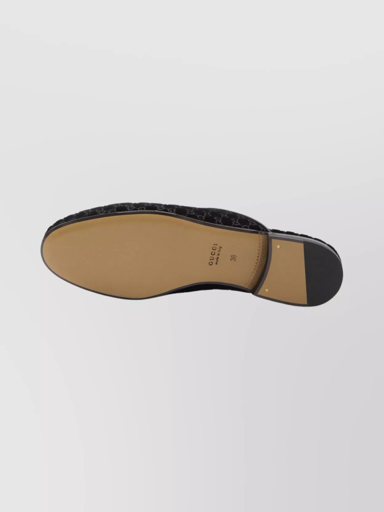 Gucci Monogrammed Velvet Slip-On Footwear