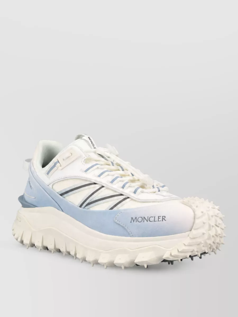 Moncler leather low-top sneakers