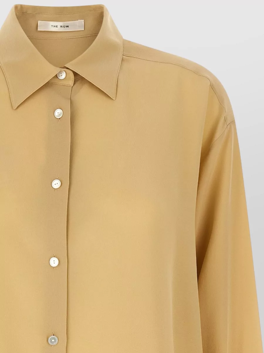 The Row Luka Relaxed Fit Long Sleeve Shirt