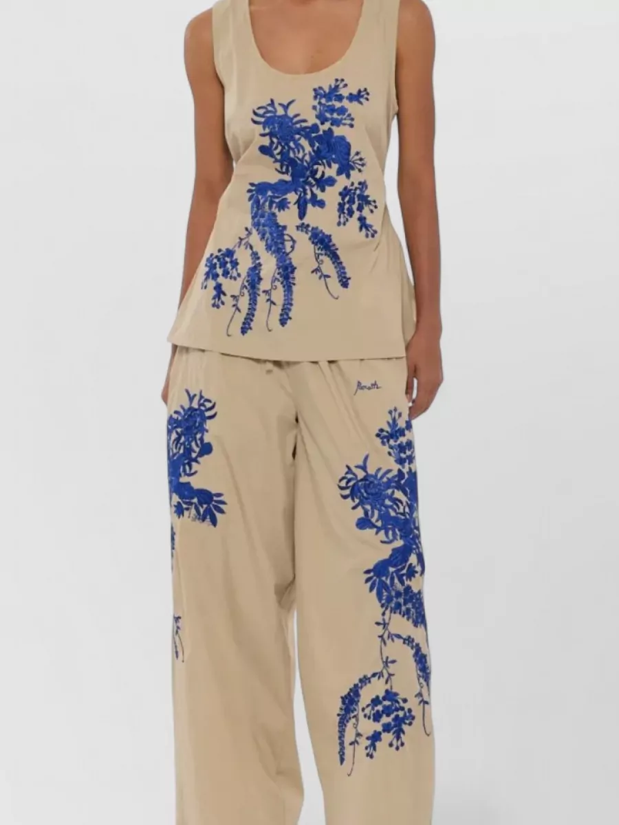 Parosh Embroidered Lounge Trousers