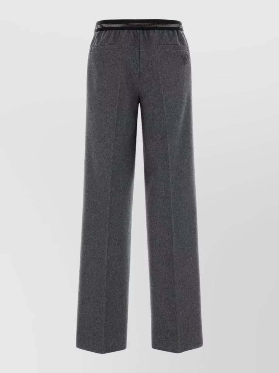 Miu Miu cashmere wide-leg trousers