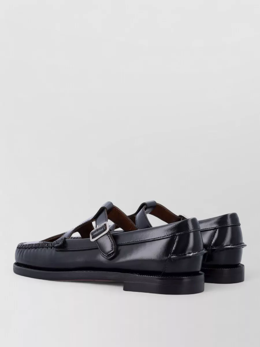Sebago Leather Mary Jane Loafers