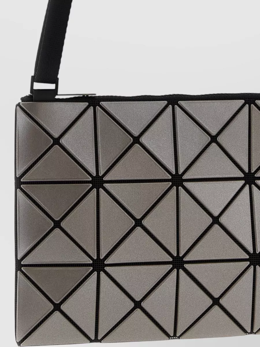 Bao Bao Issey Miyake Lucent Metallic Crossbody Bag Geometric Panels