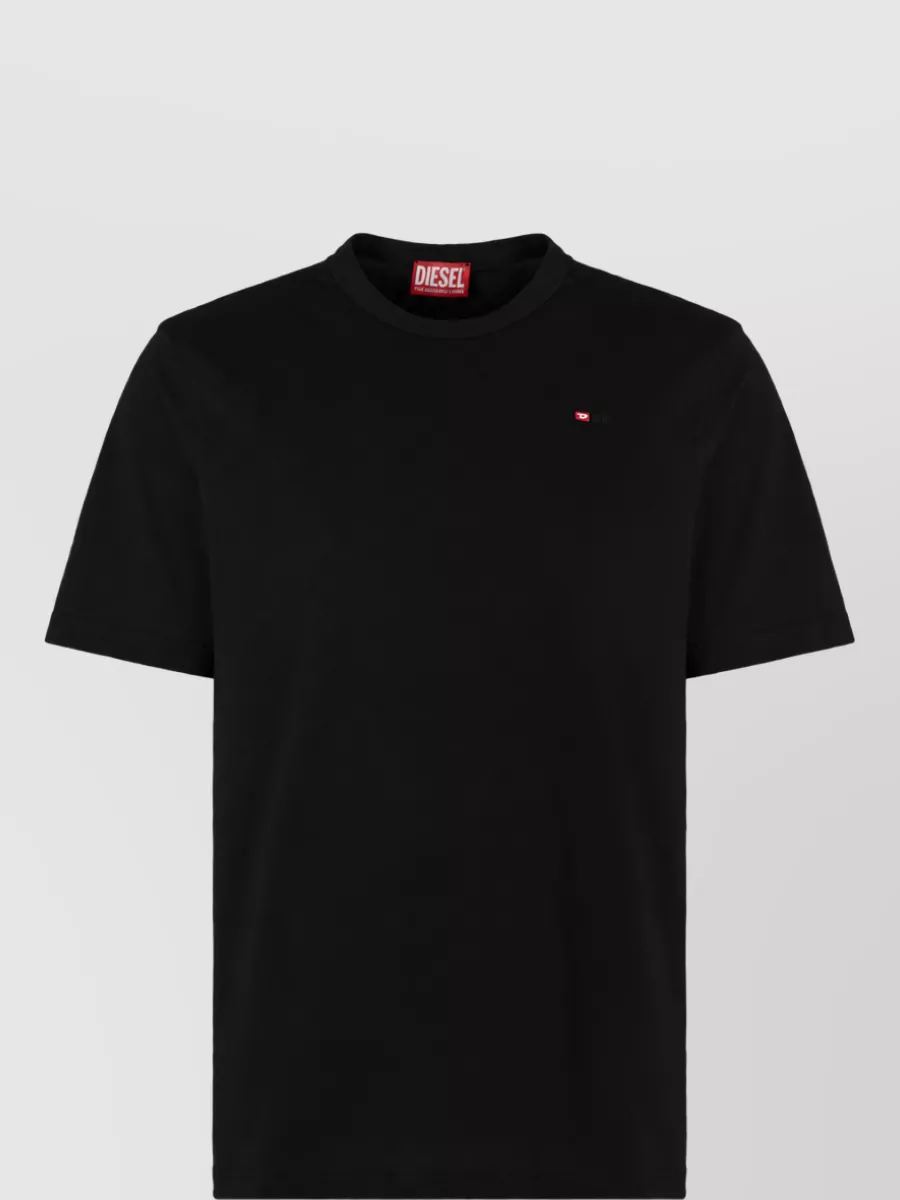 Diesel ribbed cotton crew-neck t-shirt