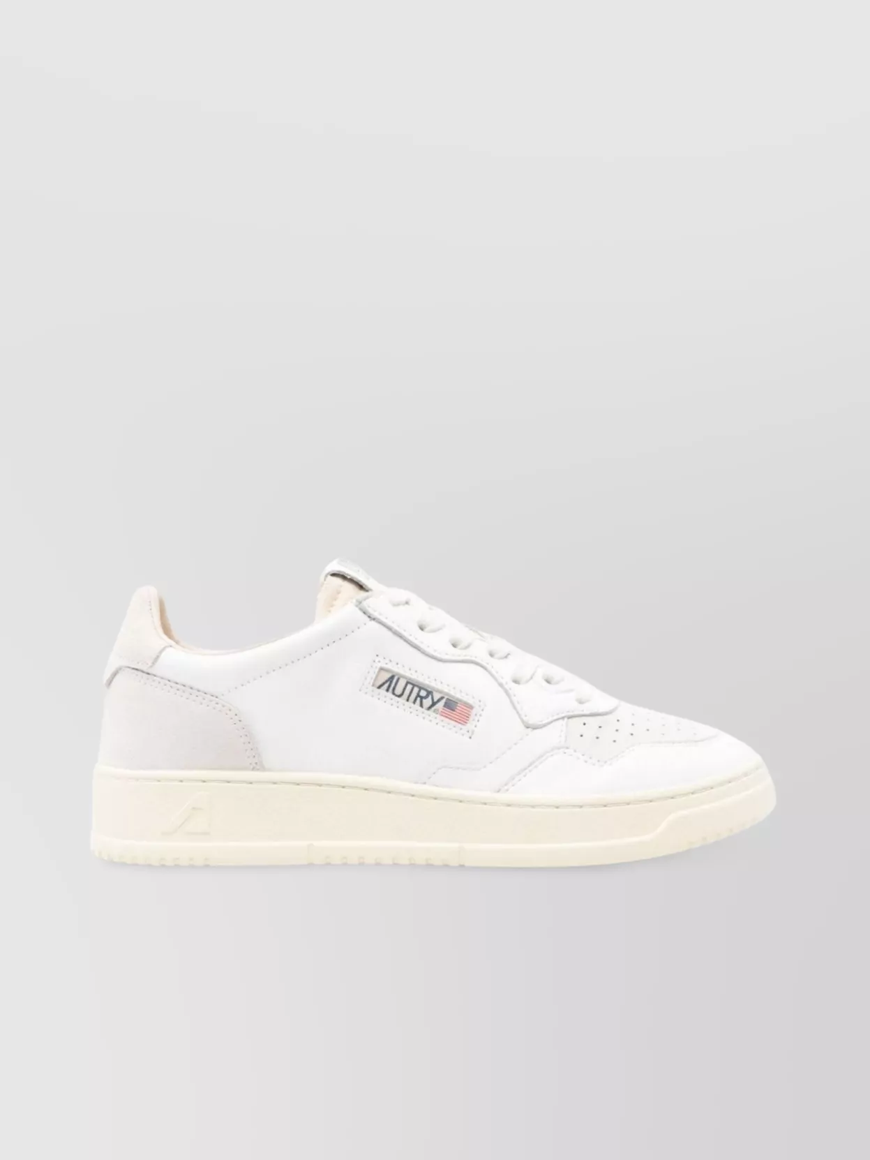 Shop Autry Low Top Sneakers In Calf Leather And Suede