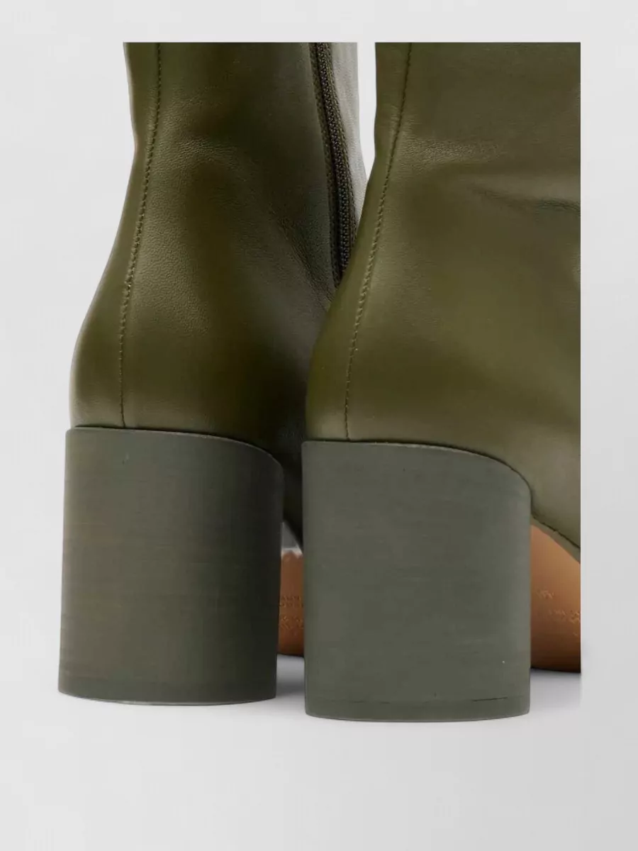 Mm6 Maison Margiela Leather Ankle Boots
