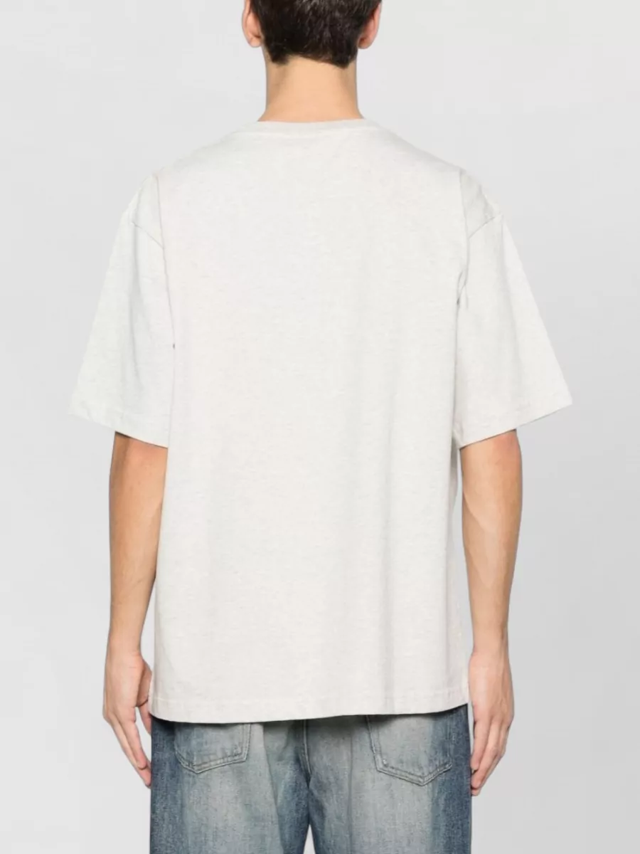 Kenzo Silk Blend Crew Neck Graphic T Shirt