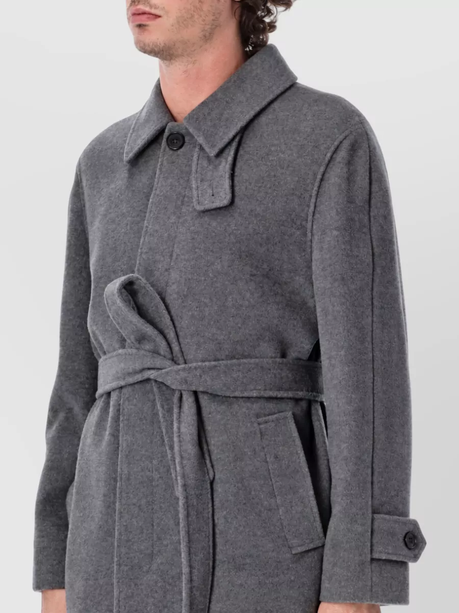 Dunst Cashmere Single-Breasted Coat