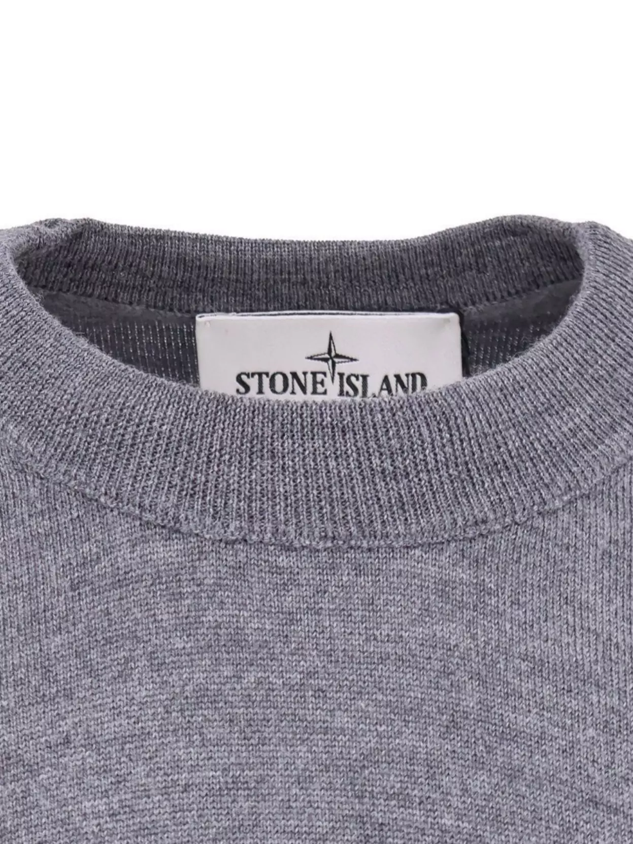 Stone Island Compass-badge Sweater In Gray