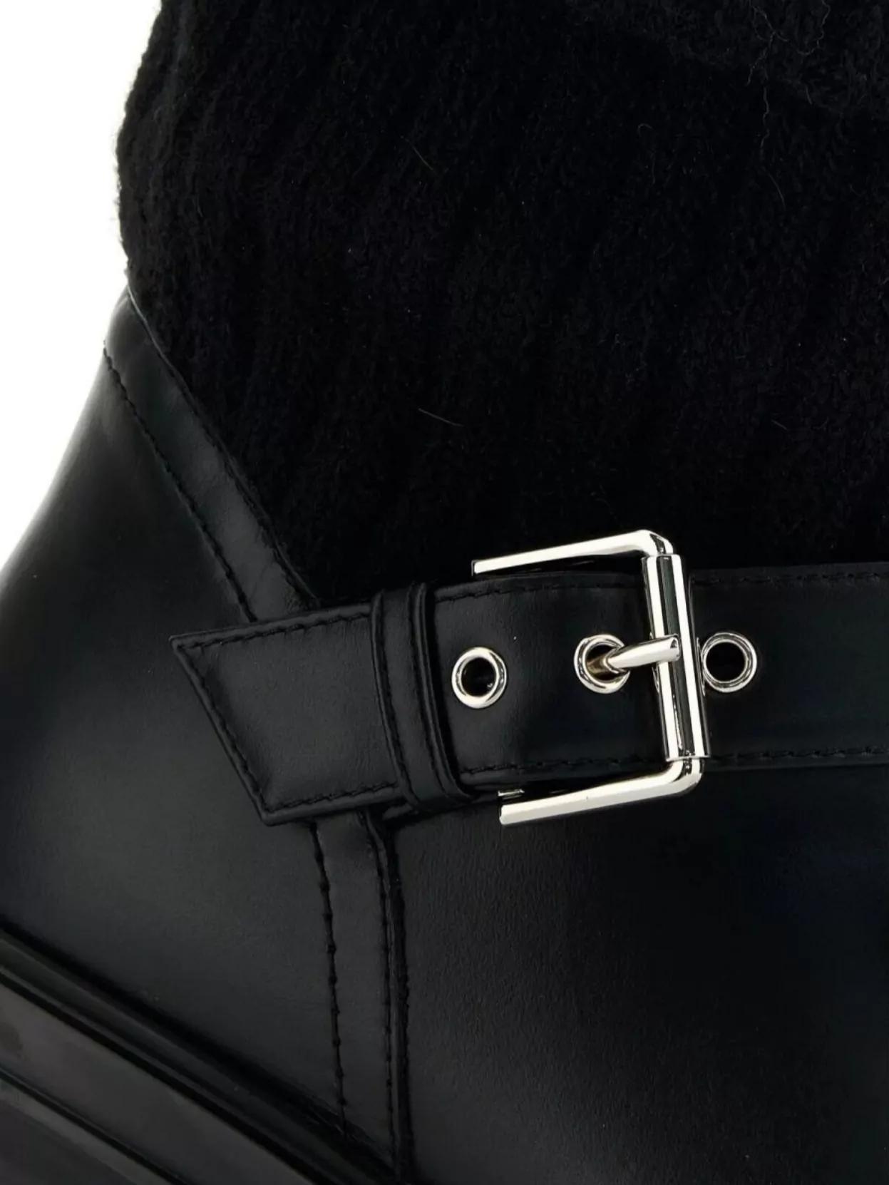 Shop Gianvito Rossi Leather And Fabric Thurso Boots