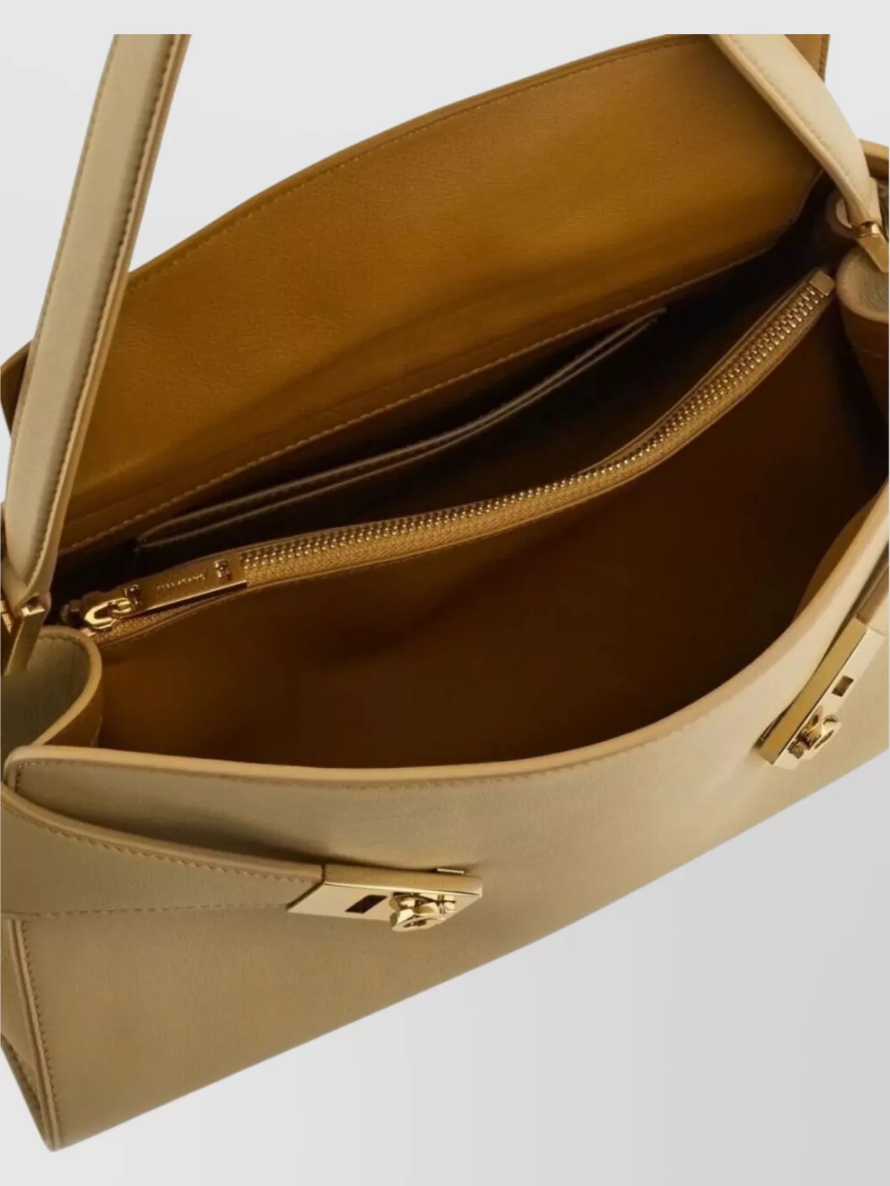 Ferragamo Soft Medium Bicolor Shoulder Bag