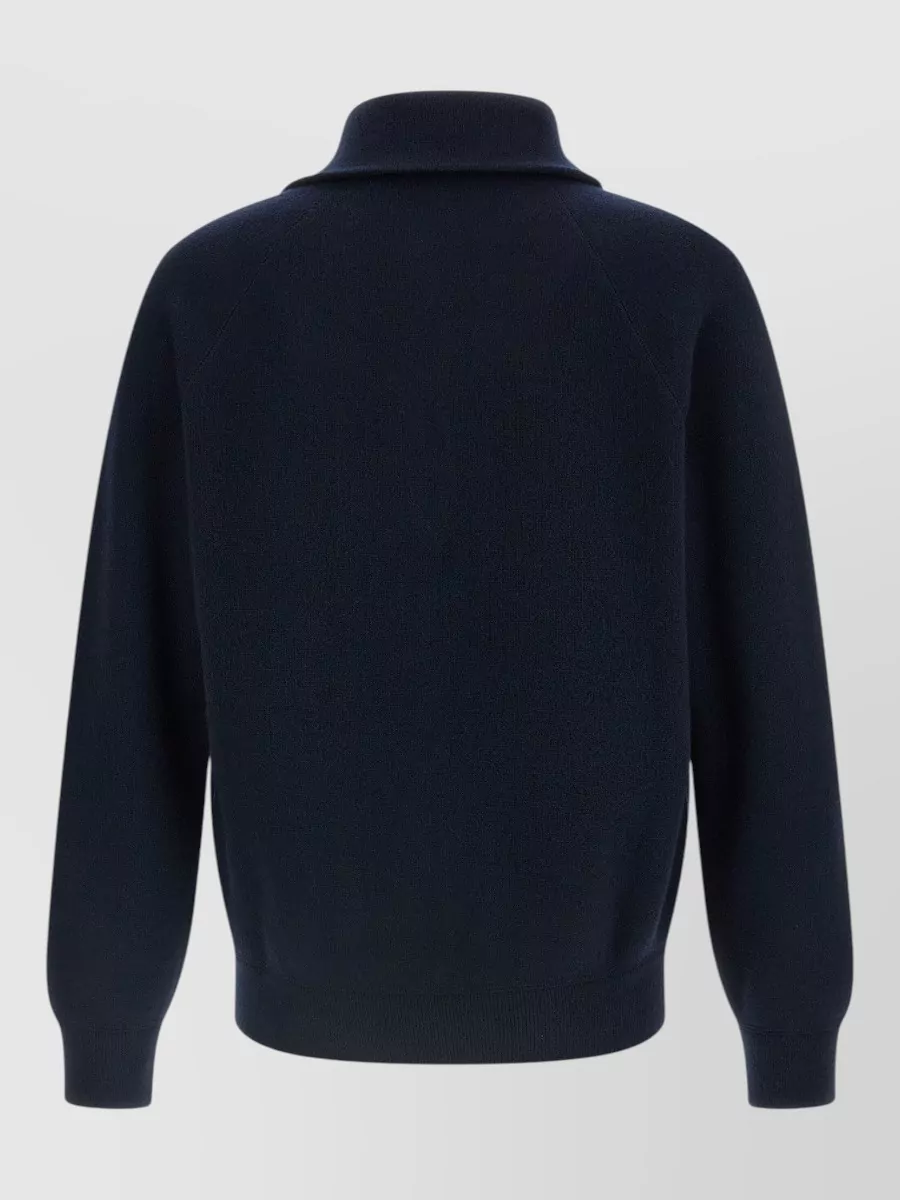 Prada Cashmere Wool Half-Zip Oversized Jumper