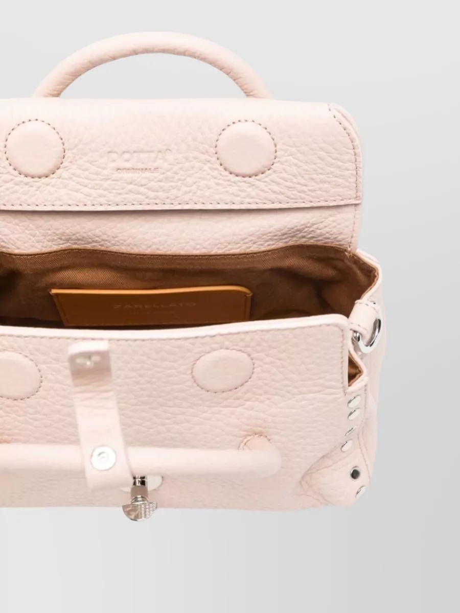Zanellato Studded Leather Shoulder Bag