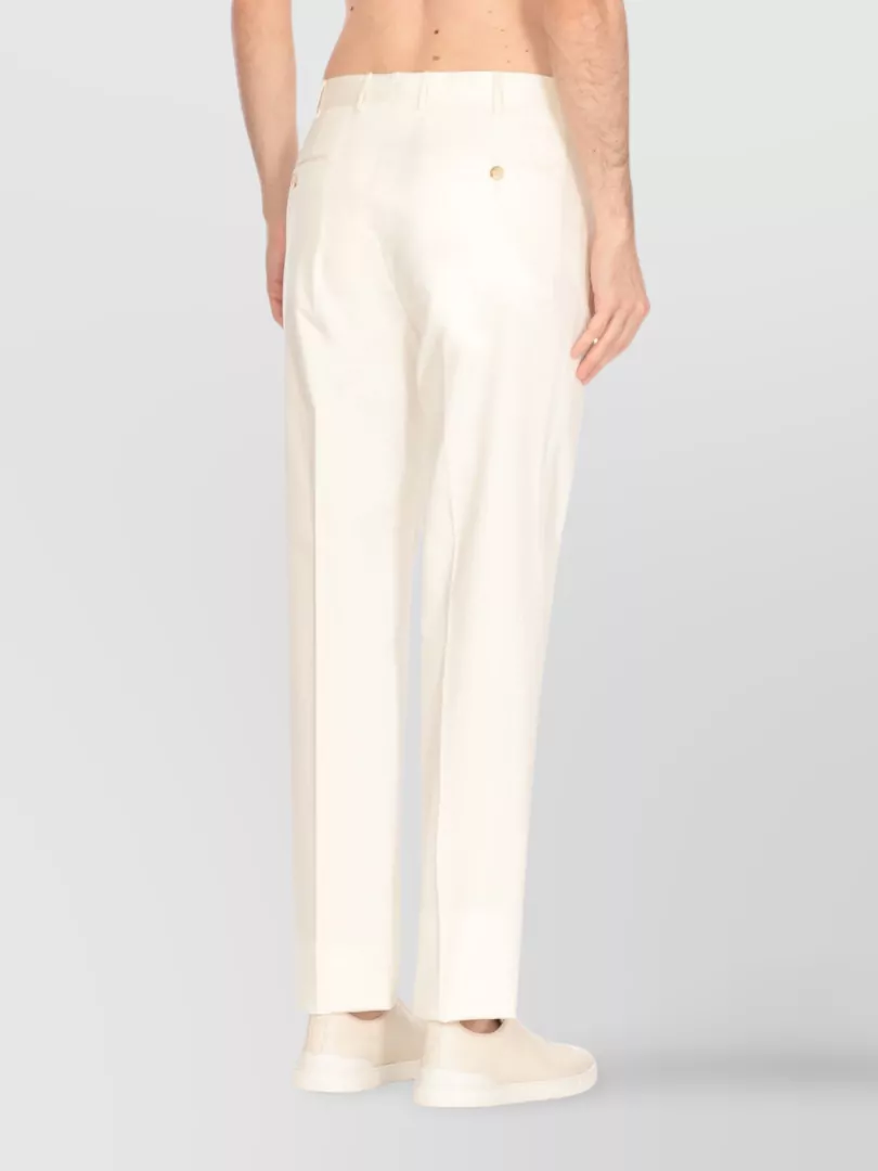 Zegna Cotton Trousers Belt Loops