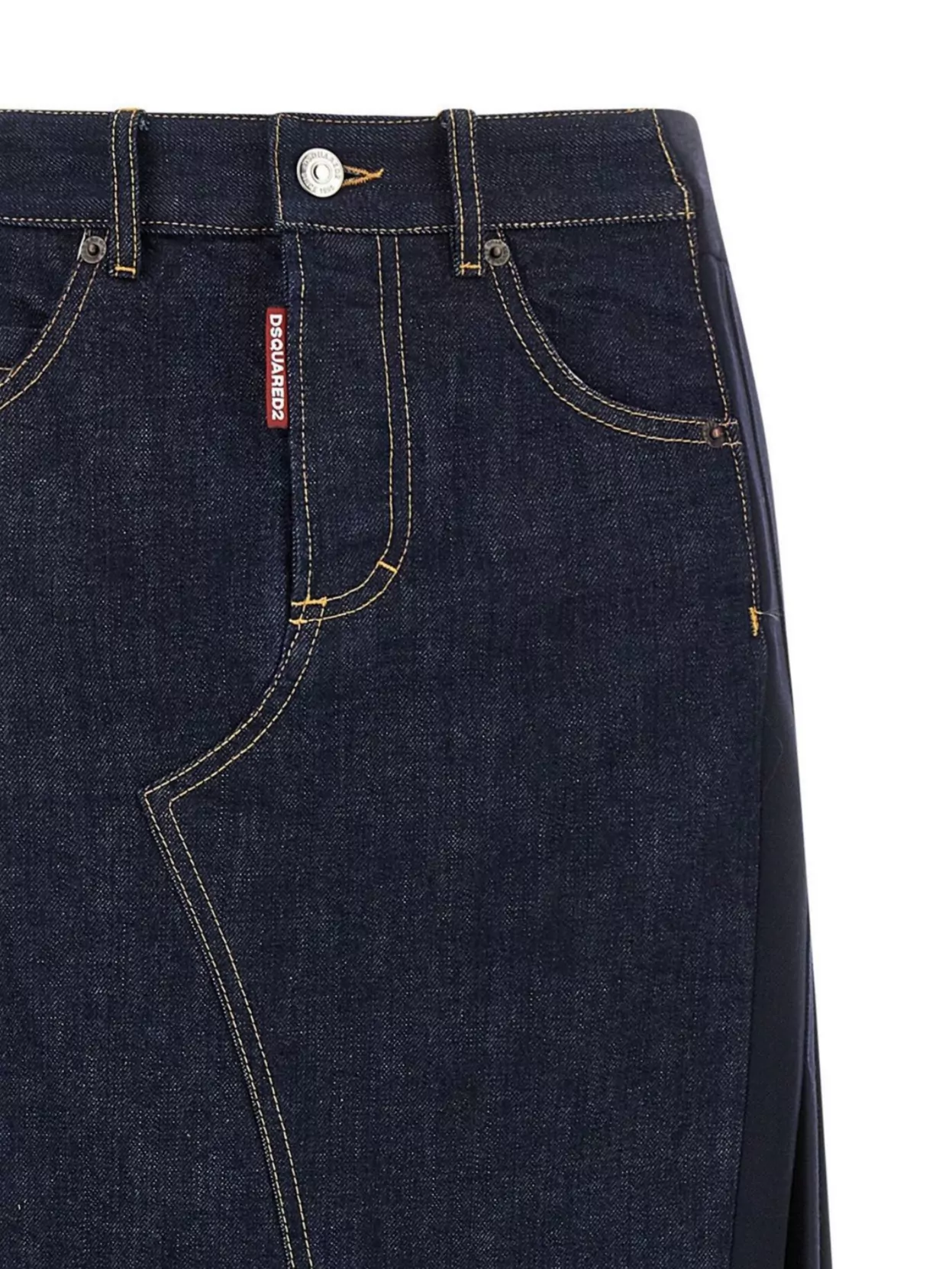 Dsquared2 Stitched Skirt With Pockets And Loops