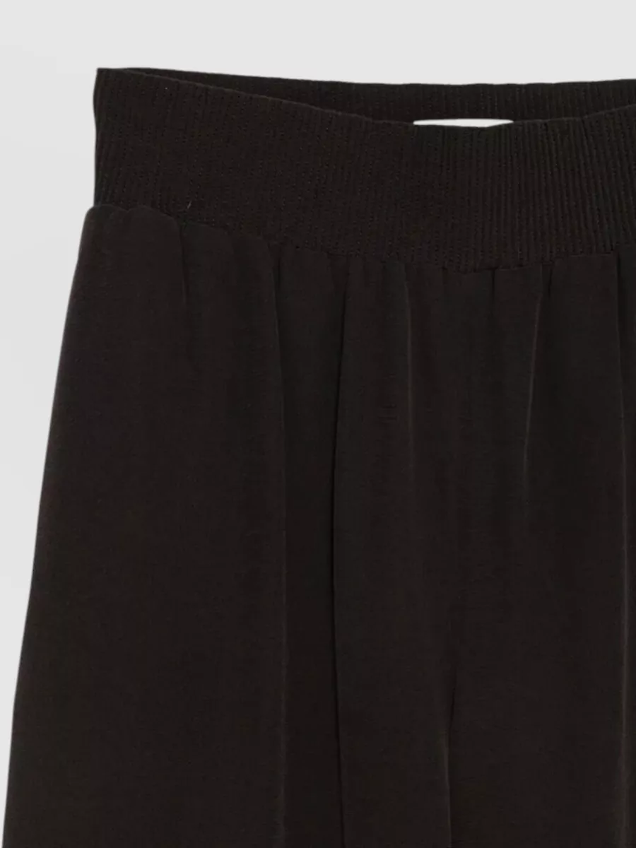 Joseph Satin Twill Wide-Leg Trousers