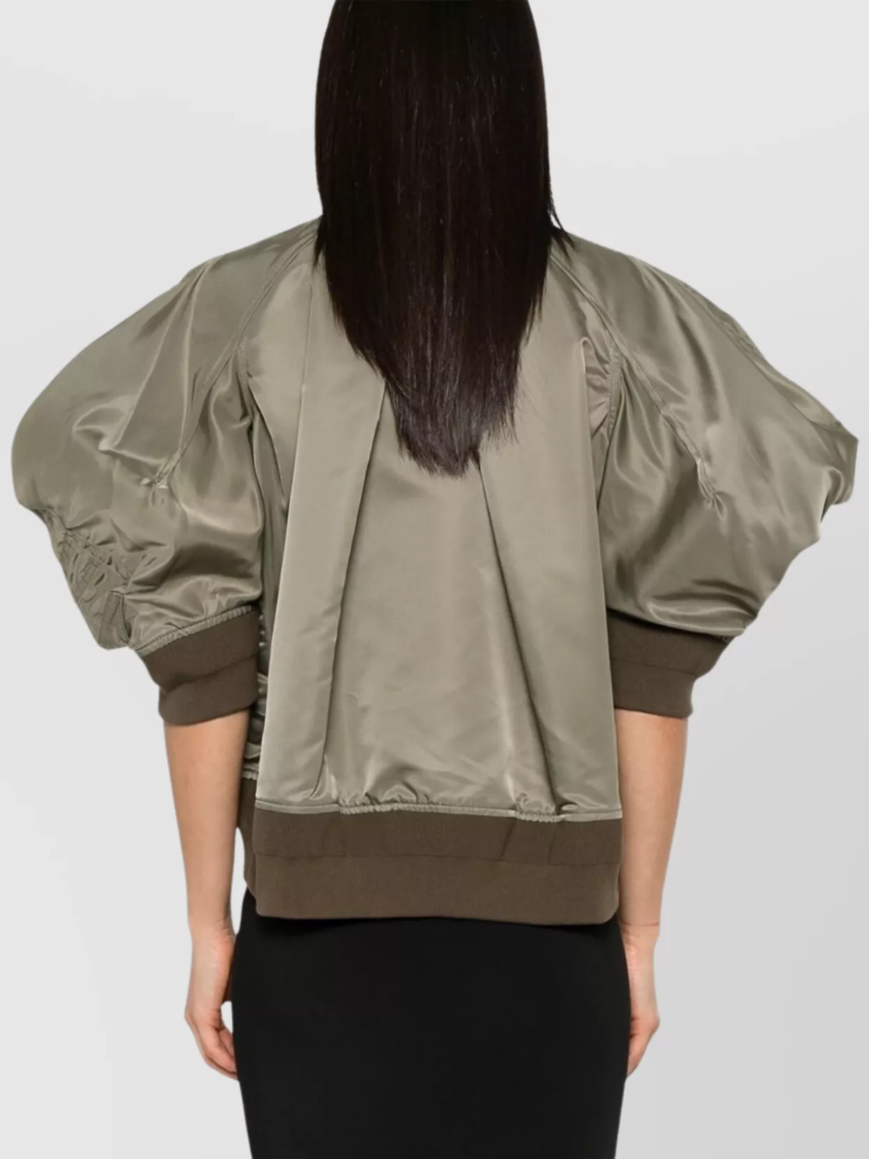 Sacai Oversized Sleeves Bomber Jacket