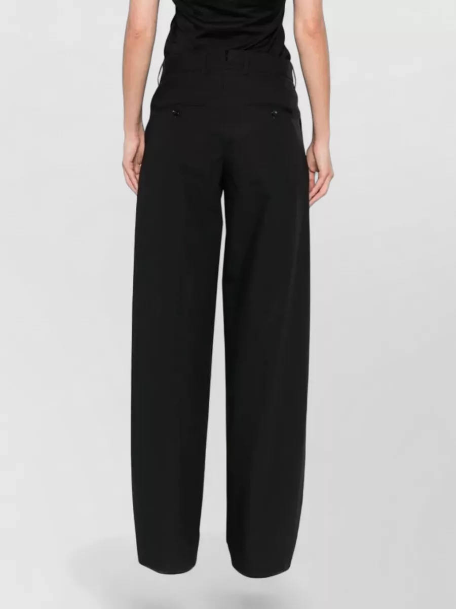 Cellar Door Cotton Wide-Leg Trousers