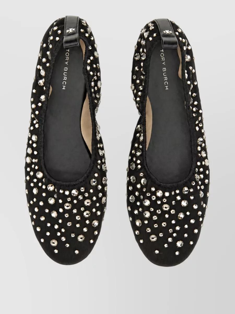 Tory Burch Crystal Ballerina Shoes