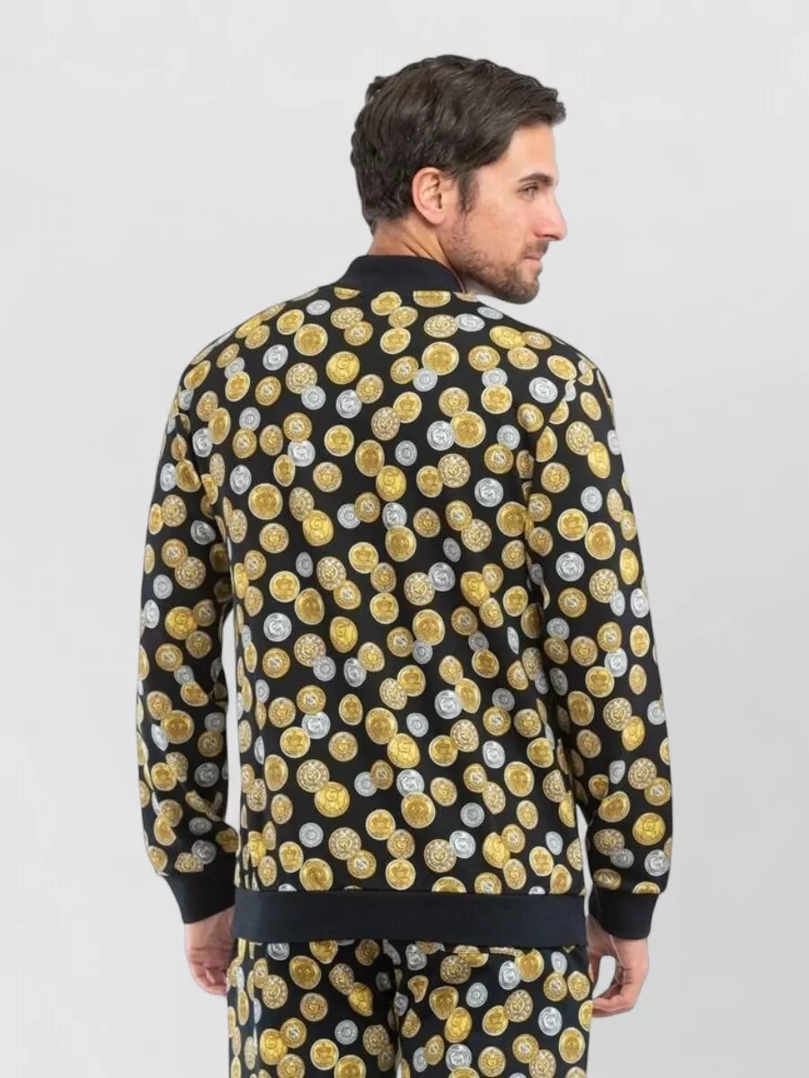 Moschino Cotton Sweatshirt Jacket