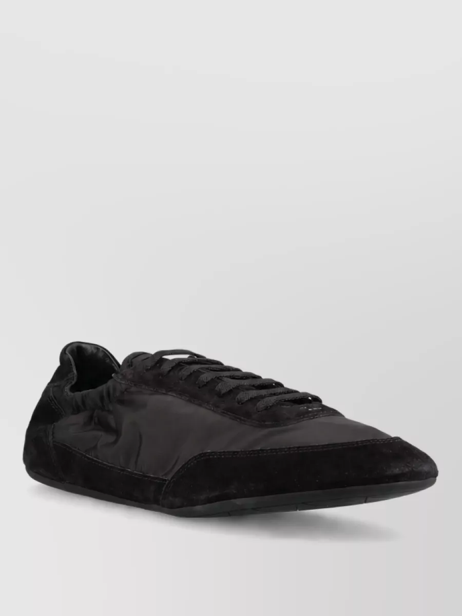 Prada Low Top Lace-Up Sneakers