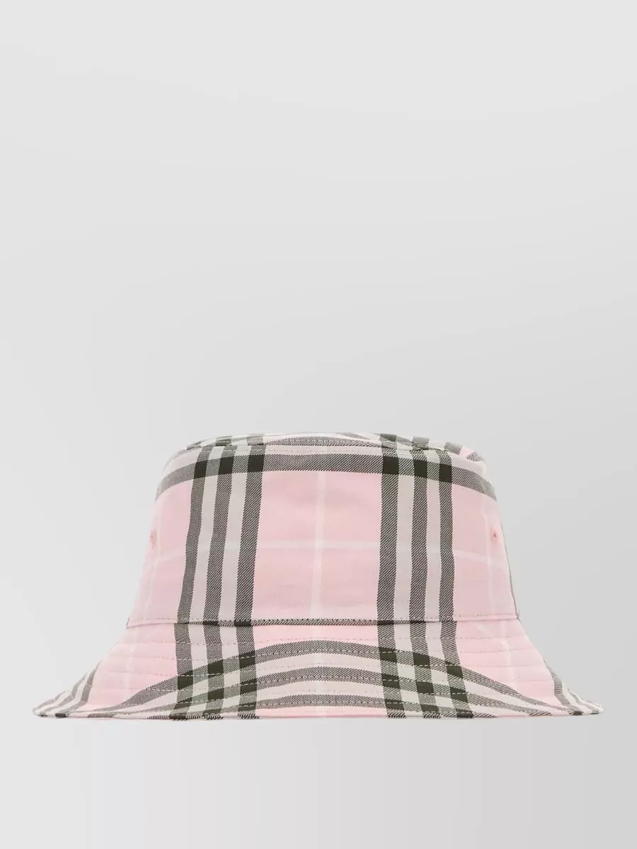Burberry Embroidered Canvas Bucket Hat