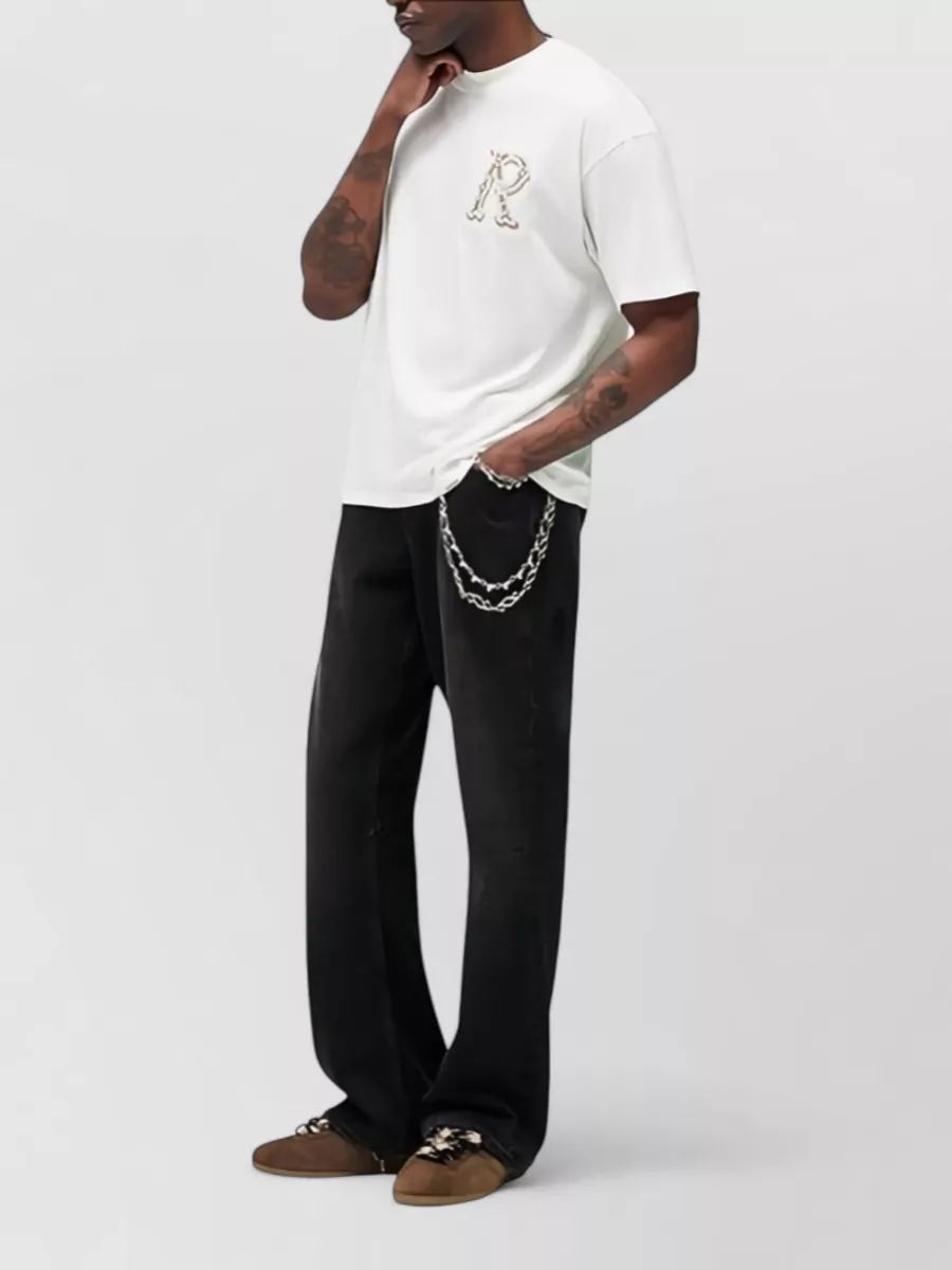 Represent Cotton Logo Print Oversized T-Shirt
