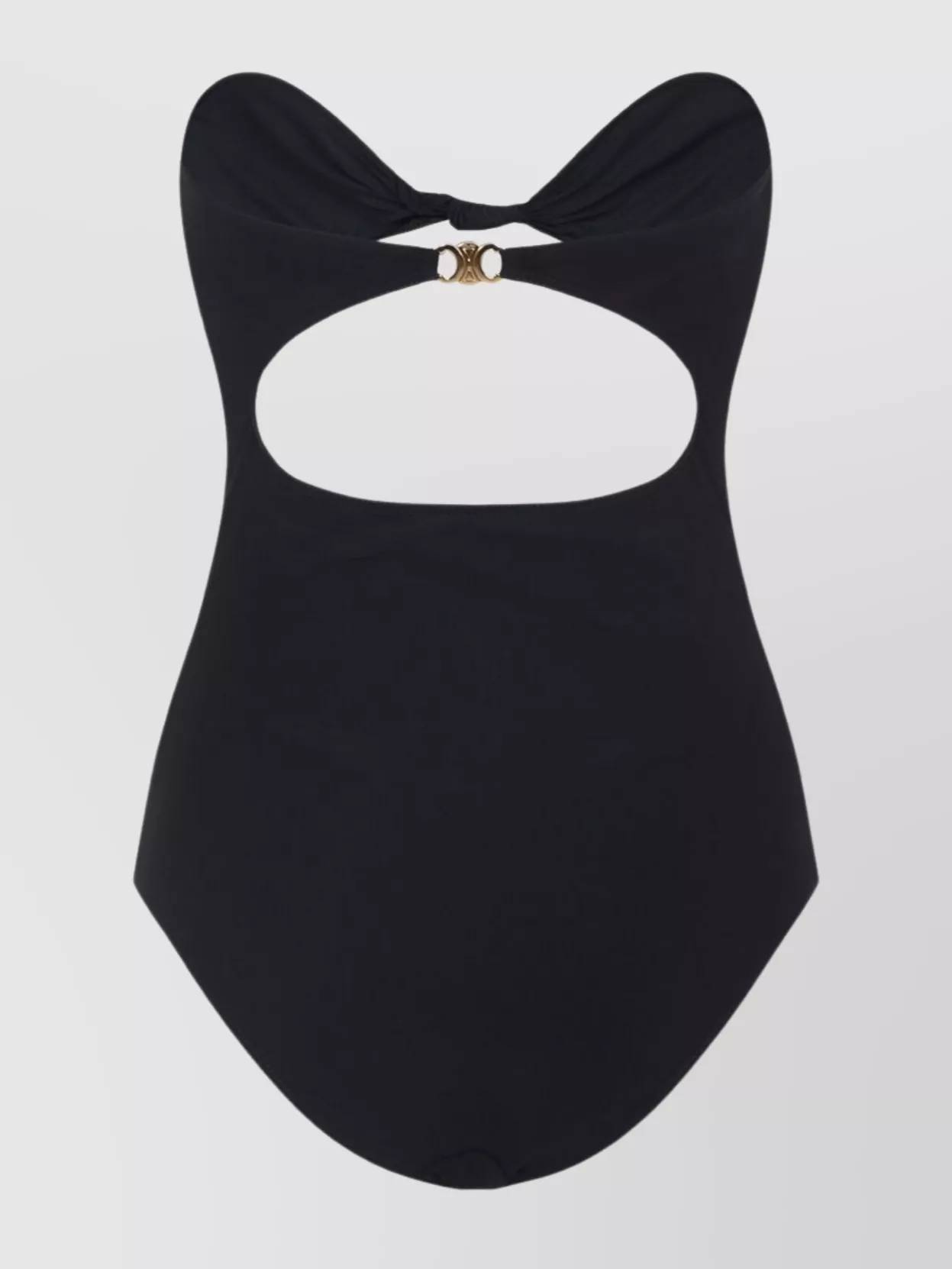 Celine Beachwear With Cut-Out Design And Gold-Tone Hardware
